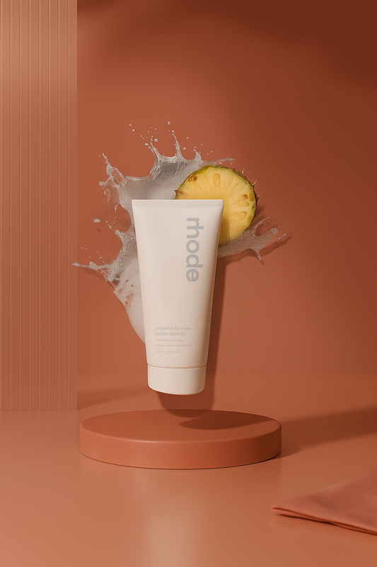 Crème visage, Lait illuminateur, Rafraîchissant à l'ananas rhode